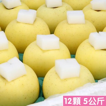 愛蜜果 日本青森金星牛奶蘋果12顆禮盒(約5公斤/盒)