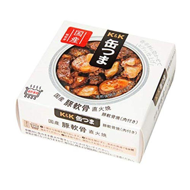 缶つま 国産 豚軟骨 直火焼X5個