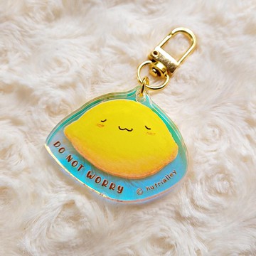 不要憂慮 - 彩虹亞克力匙扣 - 西蘭花王子