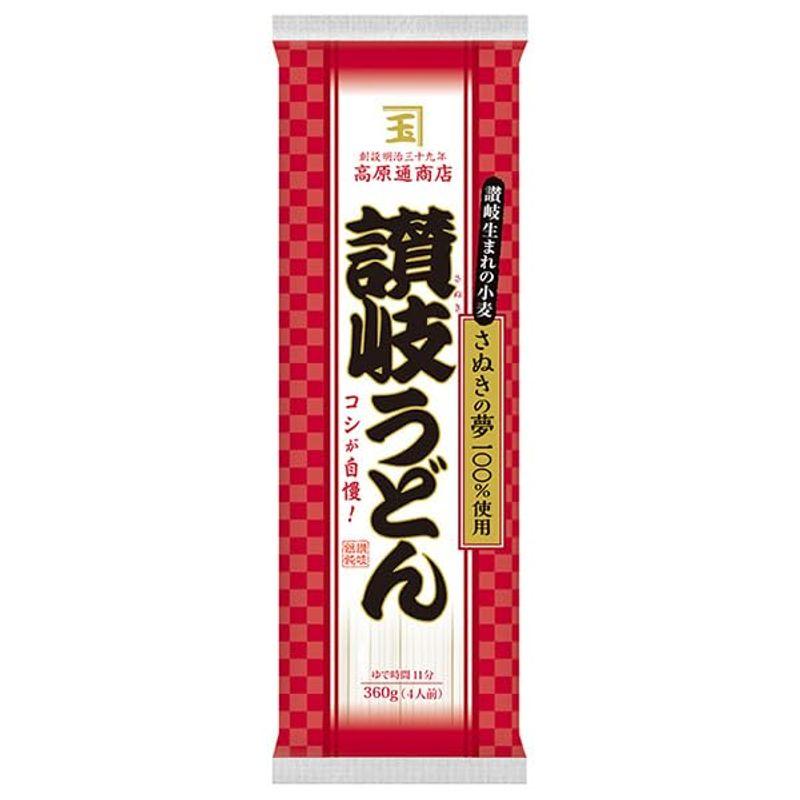 ニップン 高原通商店 讃岐うどん(国産小麦) 360g×25袋入