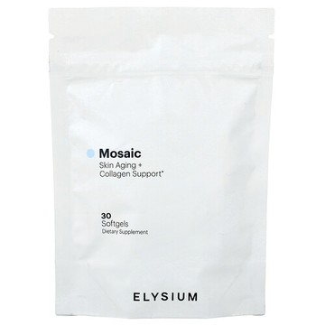 Elysium, Mosaic，皮膚衰老 + 膠原蛋白支援，30 粒軟膠囊