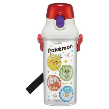 【震撼精品百貨】神奇寶貝_Pokemon~Pokemon GO精靈寶可夢 塑膠彈蓋直飲水壺480ML-有刻度*65277