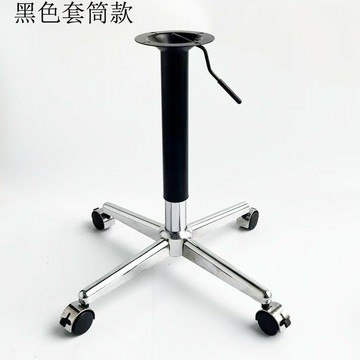 【升降移動自如】升降桌腳 辦公桌腳 金屬桌腳 鋁合金桌腿 滑輪腳 十字桌腳 可移動支架 高度自由調節 穩固承重 適用於辦公學習桌