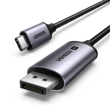 UGREEN USB-C 轉 DisplayPort 8K 轉接線 Type-C 筆電接 DP 螢幕 1公尺