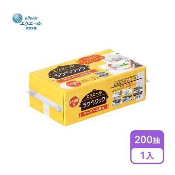 【日本大王】 強軔清潔廚房紙抹布_抽取式(200抽/包)