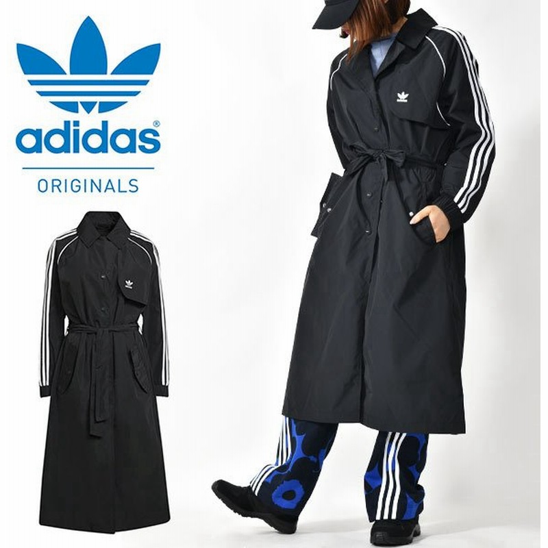30 Off アディダス レディース トレンチコート Adidas Trench Coat ロング丈 アウター 3本ライン Originals オリジナルス 21秋新作 Izr23 通販 Lineポイント最大0 5 Get Lineショッピング