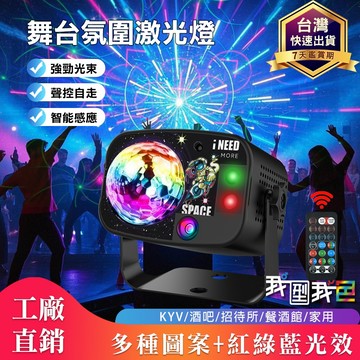 雷射魔球燈箱⚡最新三合一⚡USB魔球 聲控燈光KTV閃光燈酒吧燈 水晶魔球激光燈LED彩燈 派對 餐酒館必備 遊覽車燈光