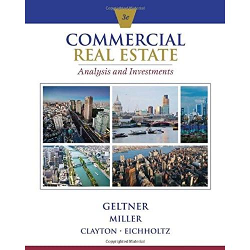 Commercial Real Estate Analysis and Investments