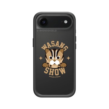 iPhone Air Mod NX -邊框背蓋組合 (相機按鈕) 黑 - 花生騷 WasangShow - 石虎