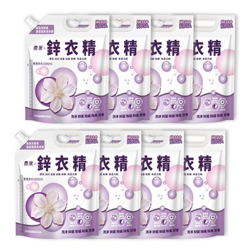JoyLife 嚴選 新一代奈米鋅超濃縮洗衣精200g x 8入(可還原2000ml/低泡沫)