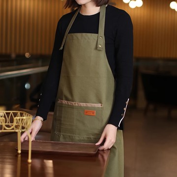 【FUJI-GRACE富士雅麗】和風棉麻圍裙 (JP1984) 兩色可選