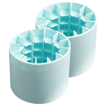 按壓即取製冰盒  藍色  9 x 8cm  2個