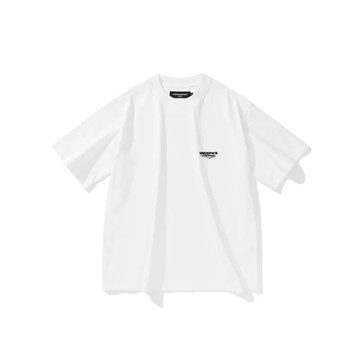 UNKNOWNDOMAIN CW#1825 XS LOGO TEE WHITE