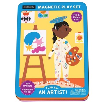 mudpuppy 磁性搭配拼圖 成為藝術家  1個  40片