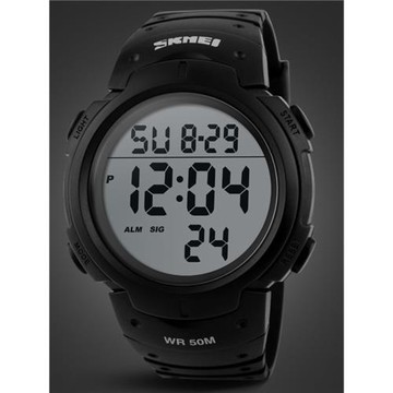 時刻美鬧鐘計時電子表時尚潮流男學生初高中適合夜光防水運動手表