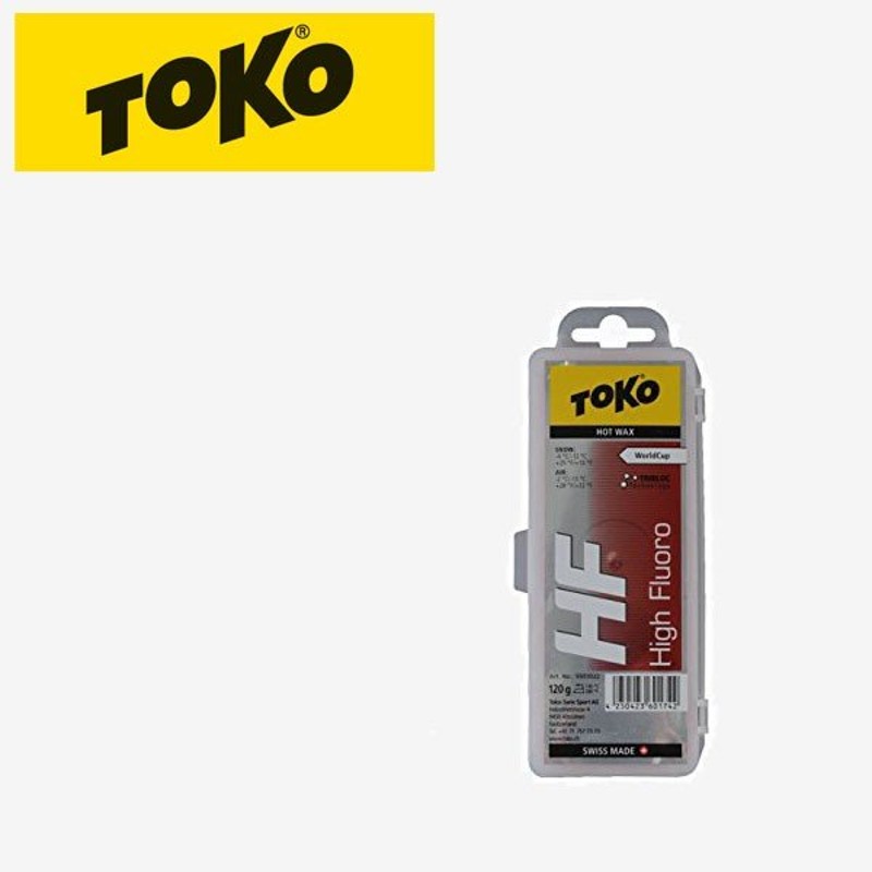 TOKO トコ スキーワックス HFレッド 120g ホットワックス スキー