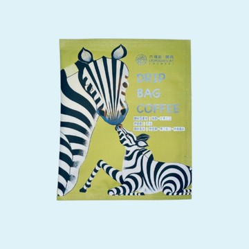 六福村x六福莊 濾掛咖啡非洲藝術斑馬10gx5包  無盒 官方直營