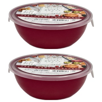 NAKAYA 日本保鮮碗 混色 2個  480ml  1組