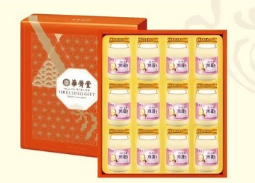 《華齊堂左營店》珍珠粉燕窩飲禮盒60ml/12入