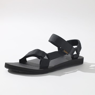 Teva 涼拖鞋 Original Universal 男鞋 休閒 魔鬼氈 綁帶 基本款 潮流穿搭 黑 1004010BLK