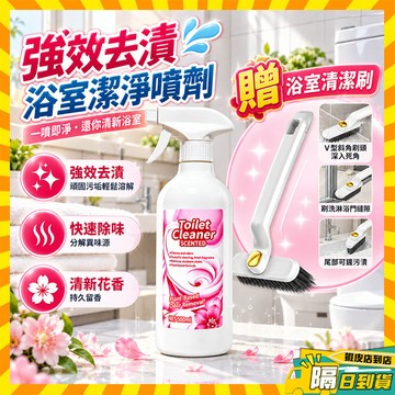 隔日達 浴室潔淨噴劑 浴室牆面瓷磚去黃漬神器 航空級溶垢除黴爆破噴霧 馬桶清潔劑 浴廁清潔劑 除霉噴霧 除黴噴劑 除臭劑