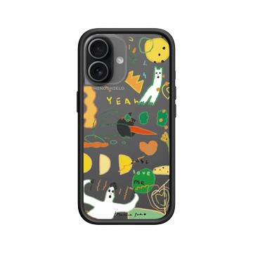 iPhone 17 Mod NX -邊框背蓋組合 (相機按鈕) 黑 - MacaronToe 馬卡龍腳趾 - 小畫家 Draw For Fun