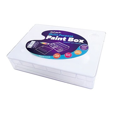 Mont Marte 蒙瑪特 多功能塑料工具盒 雙層可拆開 含調色盤 畫筆架 海棉格  25 x 18 x 5.5cm