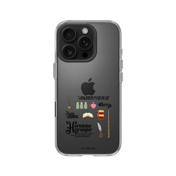 iPhone 16 Pro Clear Case（相機按鈕） 透明 - 哈利波特 Harry Potter - What's In My Bag - 妙麗格蘭傑