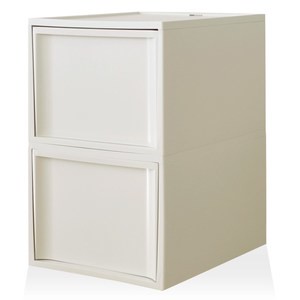 【RISU】北歐風堆疊抽屜櫃組(加大版) L -白色