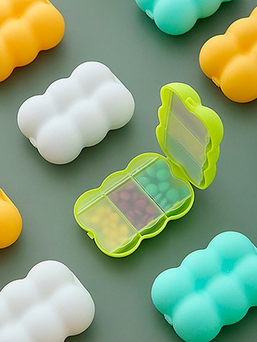 Cloudy Medicine Pill Case