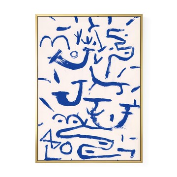 BOLUO GALLERY 菠蘿選畫所 保羅・克利 匍匐者與攀爬者II AVAR3432G  40 x 30cm  金色