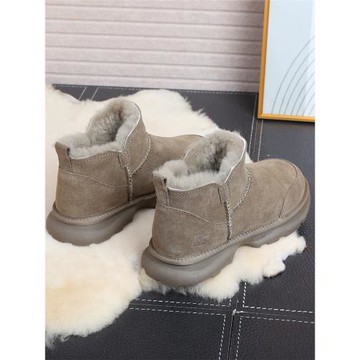 馬丁靴女香港真皮網紗透氣馬丁靴