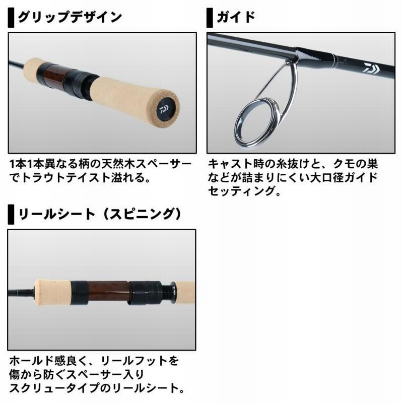 ダイワ(DAIWA) ネイティブトラウトロッド シルバークリーク ストリーム