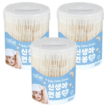 comet 新生兒棉花棒  300支  3盒