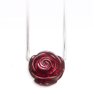 ESPRIT 玫瑰項鍊(紅)