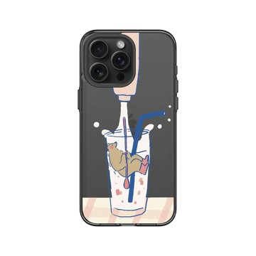 iPhone 15 Pro Max Clear 酷墨灰 - 咻咻熊 XiuXiubear - 很熱的熊