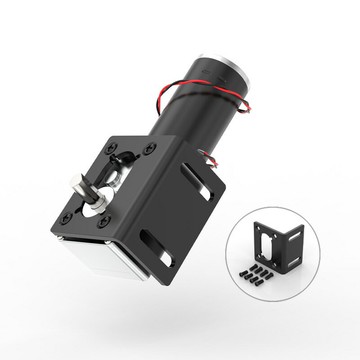 31ZY永磁直流渦輪蝸桿減速電機12V24V自鎖正反轉切換無刷E18[DD1211001]