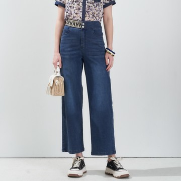 CLL巧玲瓏 MM半織帶貓爪牛仔褲 7011904