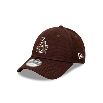 【NEW ERA】940 澳版DASHMARK WALNUT 洛杉磯道奇 深木頭 休閒帽 男女款 棒球帽-NE60494637