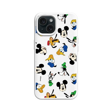 iPhone 15 SolidX 白 - 迪士尼-米奇 Mickey - Sticker-米奇與他的朋友