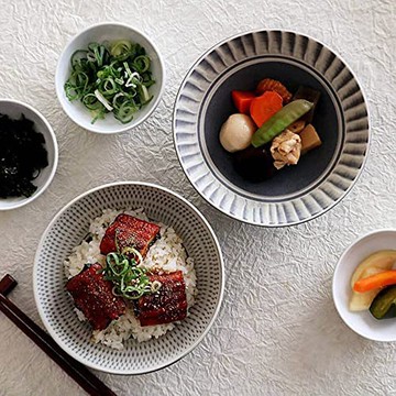 小石原燒 Tobiplane 5 英寸碗碗 Tobiplane Hakeme Onimaru Toyoki Kiln Pottery Kiho Onimaru