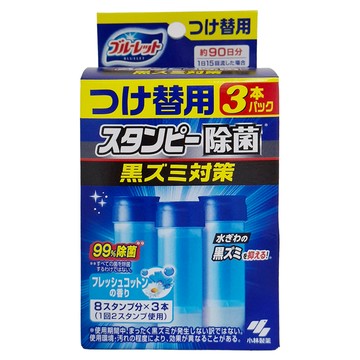小林製藥 BLUELET 馬桶清潔芳香凝膠補充條 棉花香氛 清新香味  84g  1組