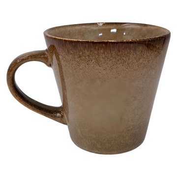 美拉德錐形馬克杯 480ml 陶瓷咖啡杯 簡約風格  1入