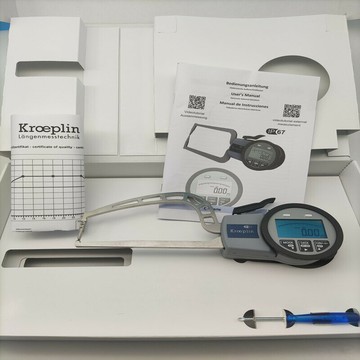 卡規 內卡規 工業用卡規 精密五金器具德國KROEPLIN管壁測厚規C3R30S/數顯外卡規/高精度卡規/德國卡規