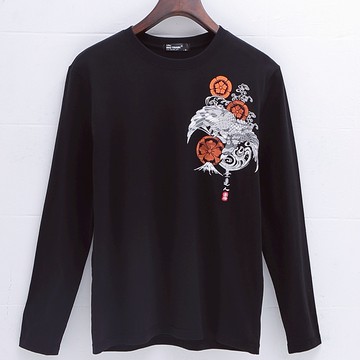 BIG TRAIN加大江戶神鷹全棉男潮T O20284-88