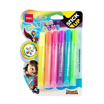 得力 Deli 金蔥膠水 柔粉色 12ml 6色 /組 EA71301【APP滿額下單10%點數(單一帳號最高5000點)】1/31止