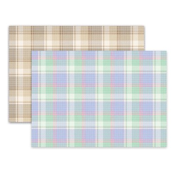 支票包裝紙（薄荷棕）/剪貼簿紙/25張A4尺寸