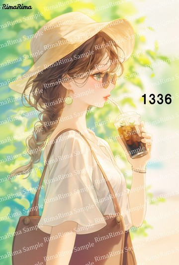 1336 原創貼紙 原創人物貼紙 貼紙 標籤 りまりま RimaRima