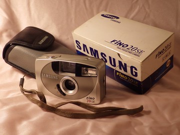 三星 FINO 20SE 35 毫米底片相機自動捲繞自動閃光防紅眼測試作品