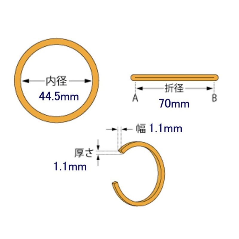 共和 オーバンド ＃１０ 内径２２.２ｍｍ ５００ｇ入 ＧＣ−０１５ １袋